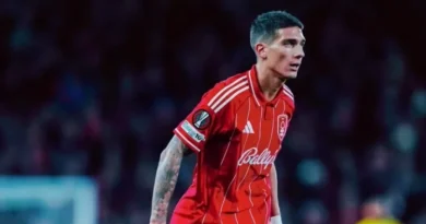 Nico Domínguez no Nottingham Forest, da Inglaterra - Imagem: Reprodução/NFFC